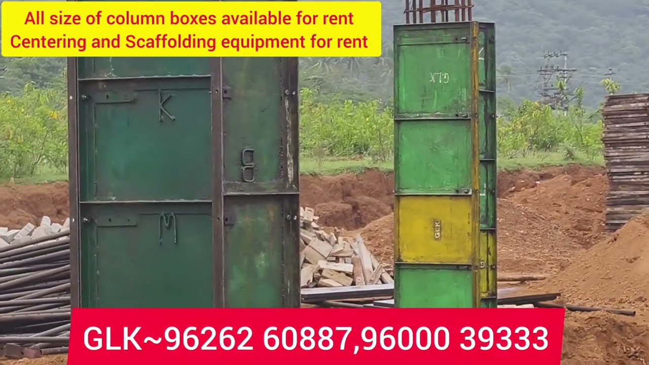 Column box & Centering material rent @ GLK INTERNATIONAL COMPANY coimbatore & chennai               