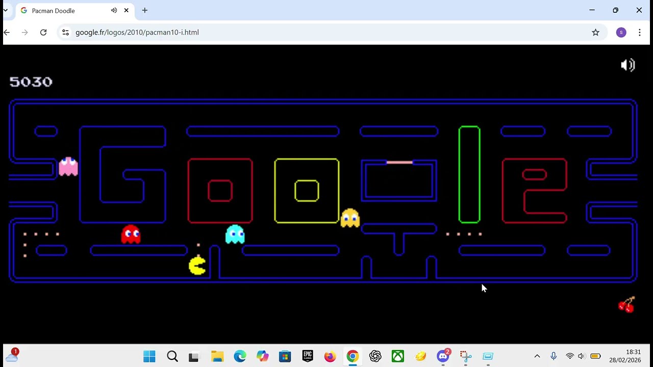 je test packman google simpa