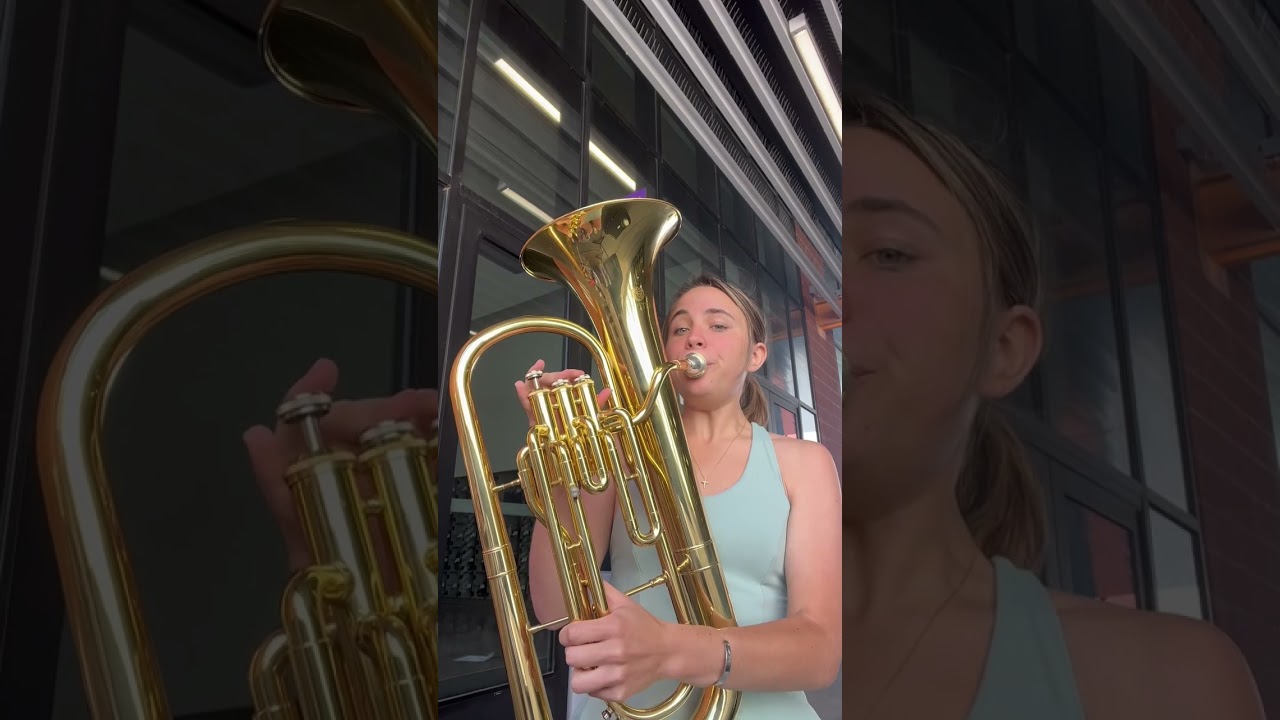 B flat scale euphonium