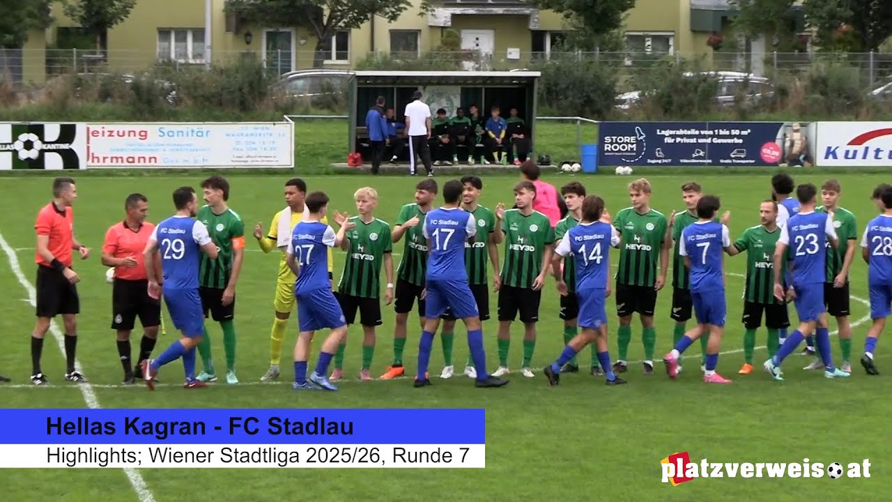 Highlights Hellas Kagran - FC Stadlau; Wiener Stadtliga 2025/26, Runde 7