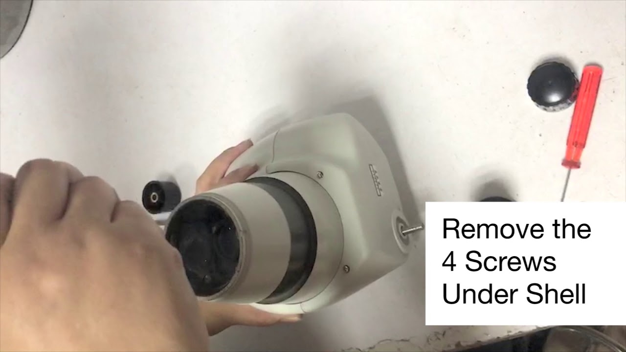 How to Disassemble a Stereo Zoom Microscope Body