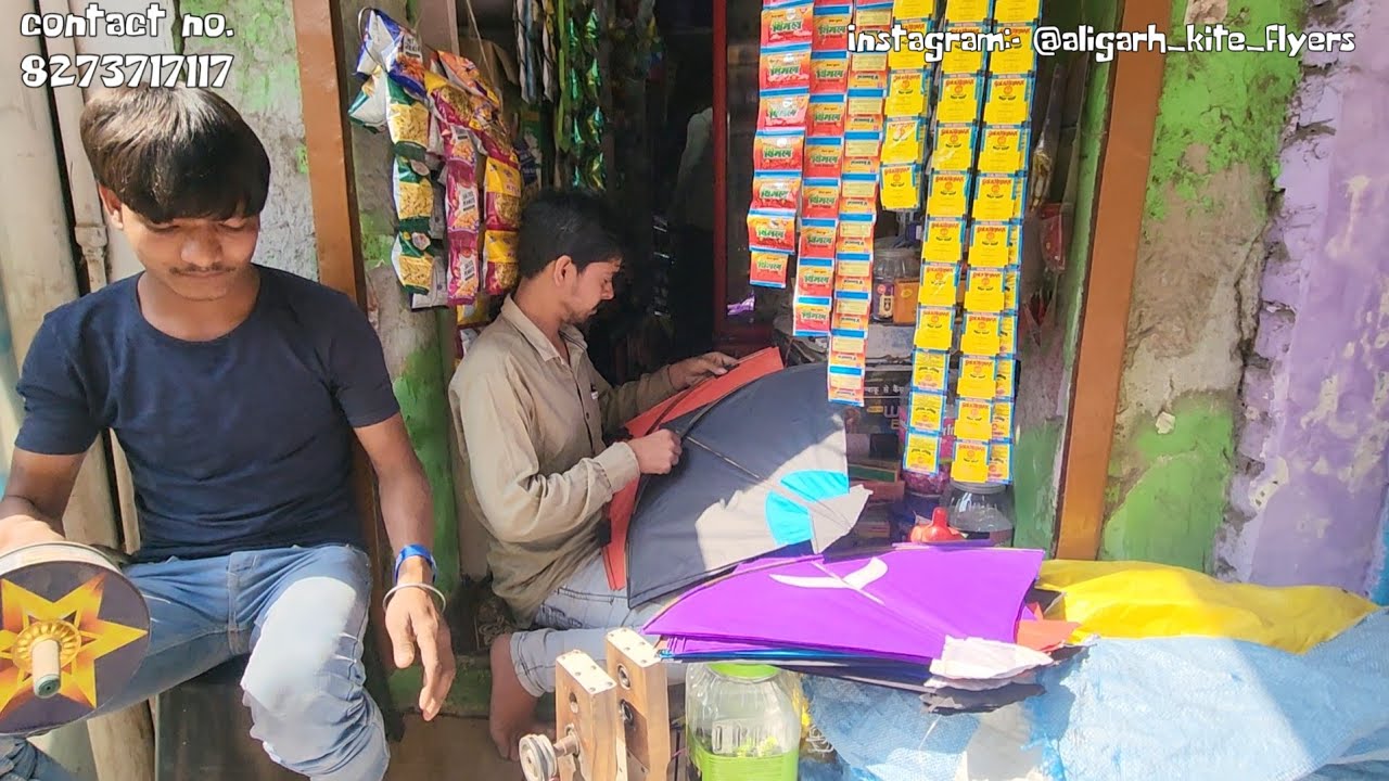 Deepak Kite Shop ll For Holi Shopping ll Aligarh ll With Exciting Collection 