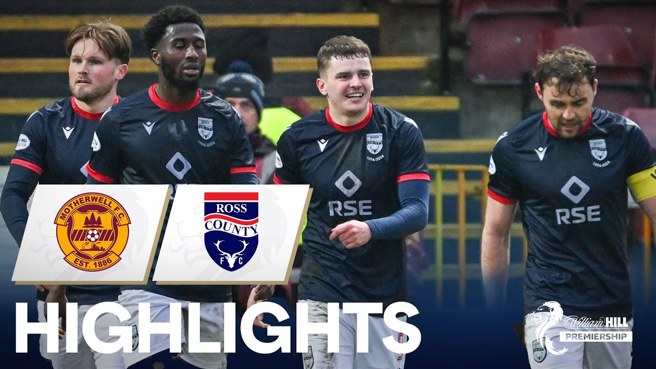 Motherwell 0-3 Ross County | Hale Brace Lifts Staggies Out Of Drop Zone | William Hill Premiership