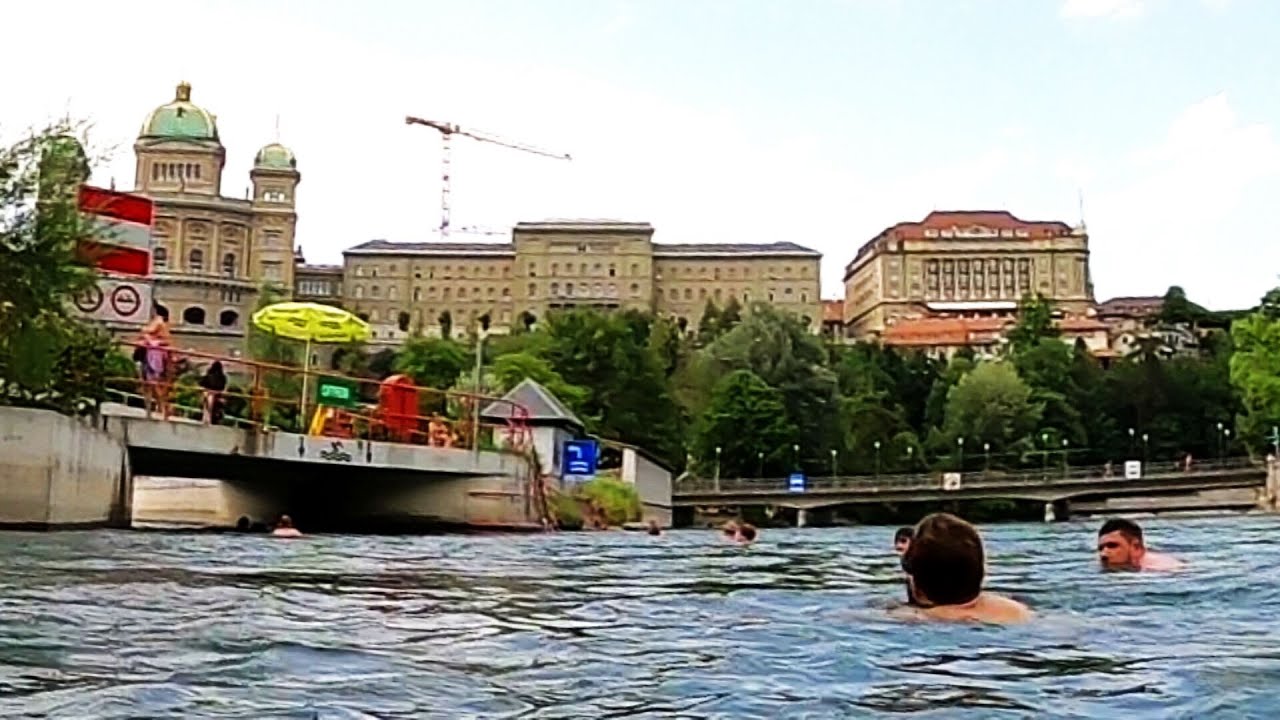 Urban river swimming in Bern, Switzerland | Full uncut round |