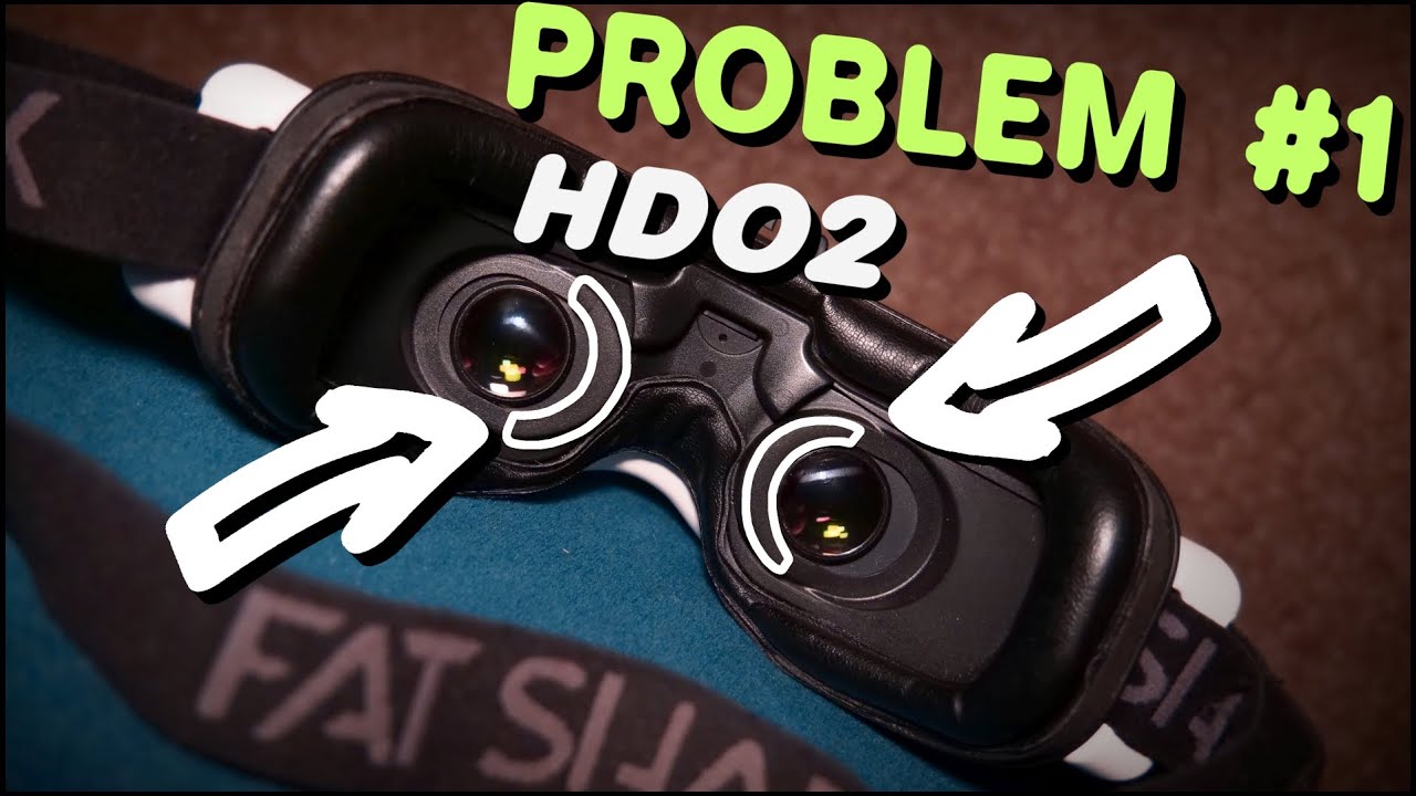 Fatshark HDO2 - naprawa częstej przypadłości gogli FPV - gąbki