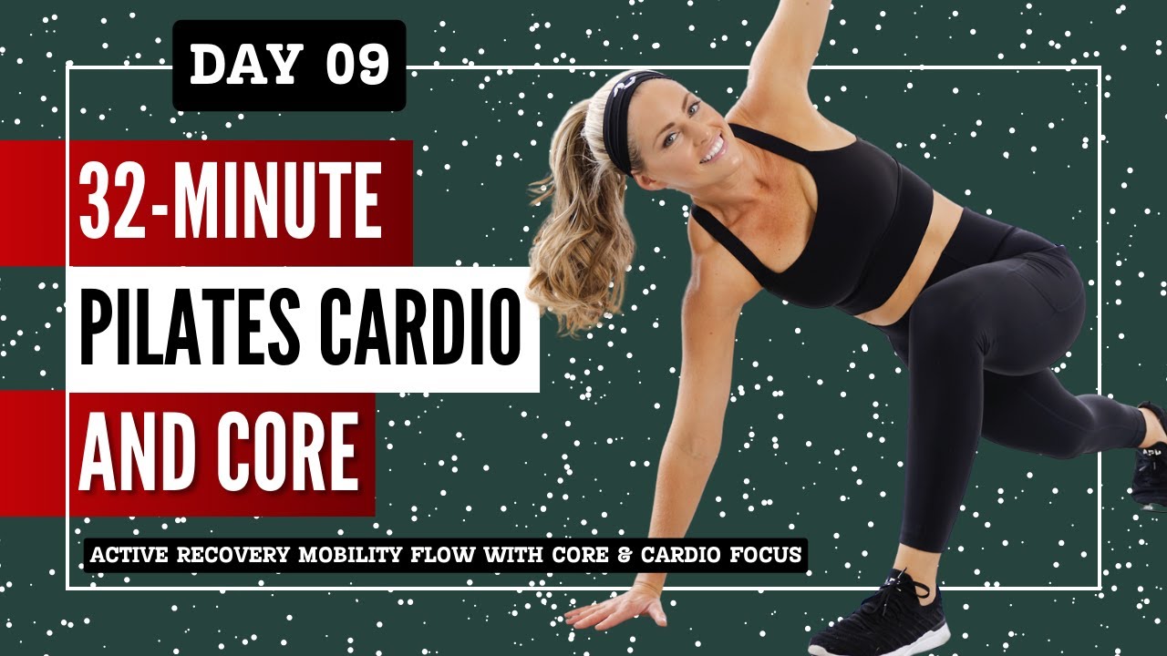 09: Pilates Cardio & Core Workout | Strengthen Abs and Sweat with Heart Pumping Cardio!