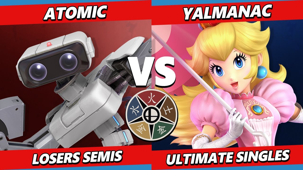 The Hokage Exams 2 LOSERS SEMIS - Yalmanac (Peach, Daisy) Vs. Atomic (ROB) Smash Ultimate - SSBU