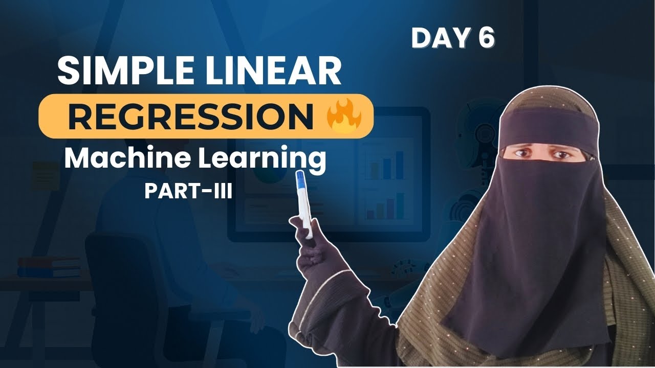 Simple Linear Regression Explained | Machine Learning Day 6 | Step by Step