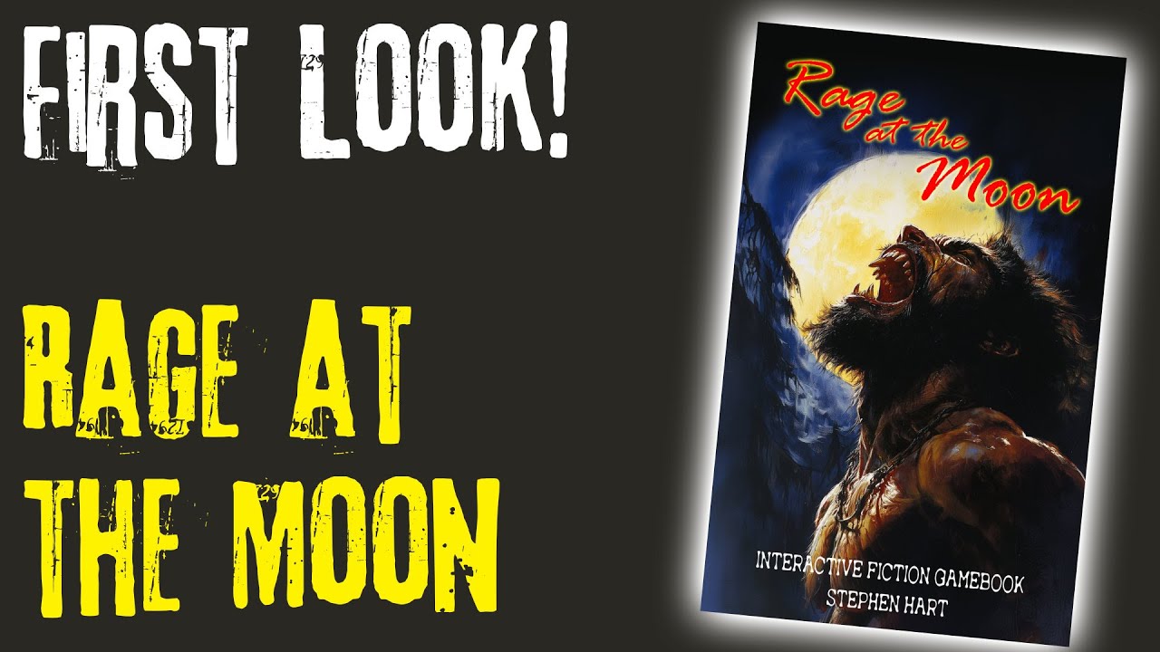 First look at Rage at the Moon interactive fiction book