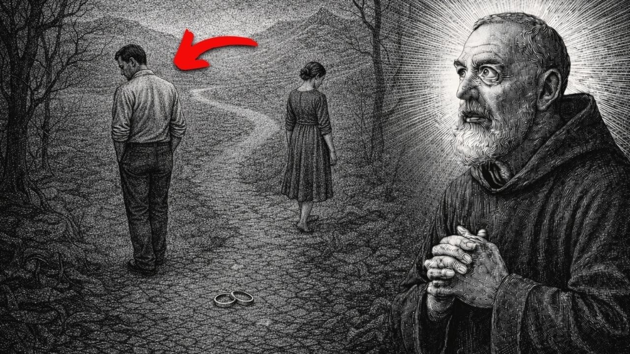 Lo Que el Padre Pío Vio Cuando los Esposos Vivían Juntos, Pero Caminaban Solos