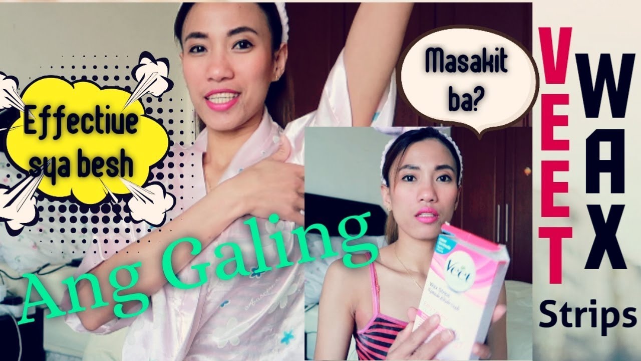 UNDERARMS WAXING using VEET WAX STRIPS, MASAKIT BA????
