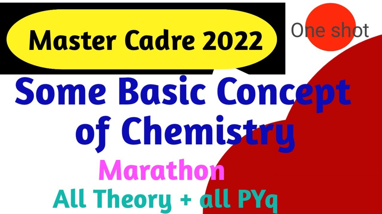 |Some Basic Concept Of Chemistry| |Master Cadre | One shot Class
