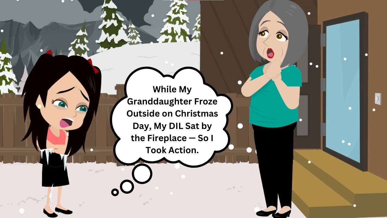 While My Granddaughter Froze Outside on Christmas Day My DIL Sat by the Fireplace — So I Took Action