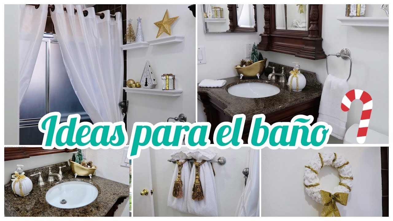 COMO DECORAR EL BAÑO PARA NAVIDAD // IDEAS PARA TU BAÑO NAVIDEÑO
