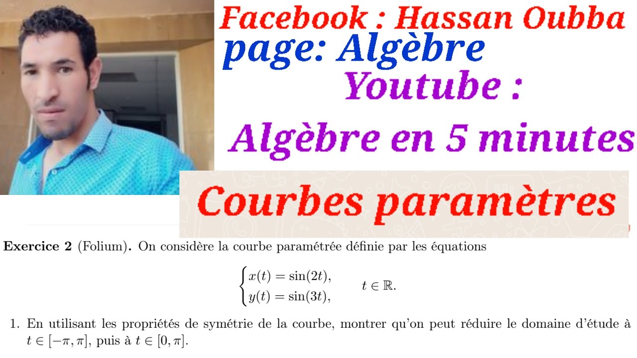 V1 #courbe #paramétrée