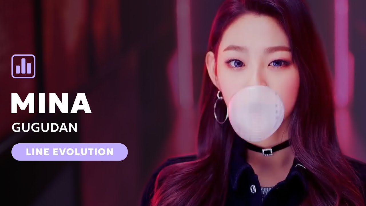 gugudan (구구단) - Mina (미나) (Line Evolution) | All Title Tracks Until 'Not That Type' • NOV/2018
