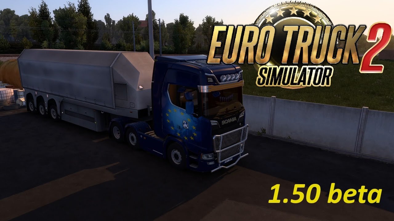 ETS 2 1.50 beta: Packed glass transportation in Germany