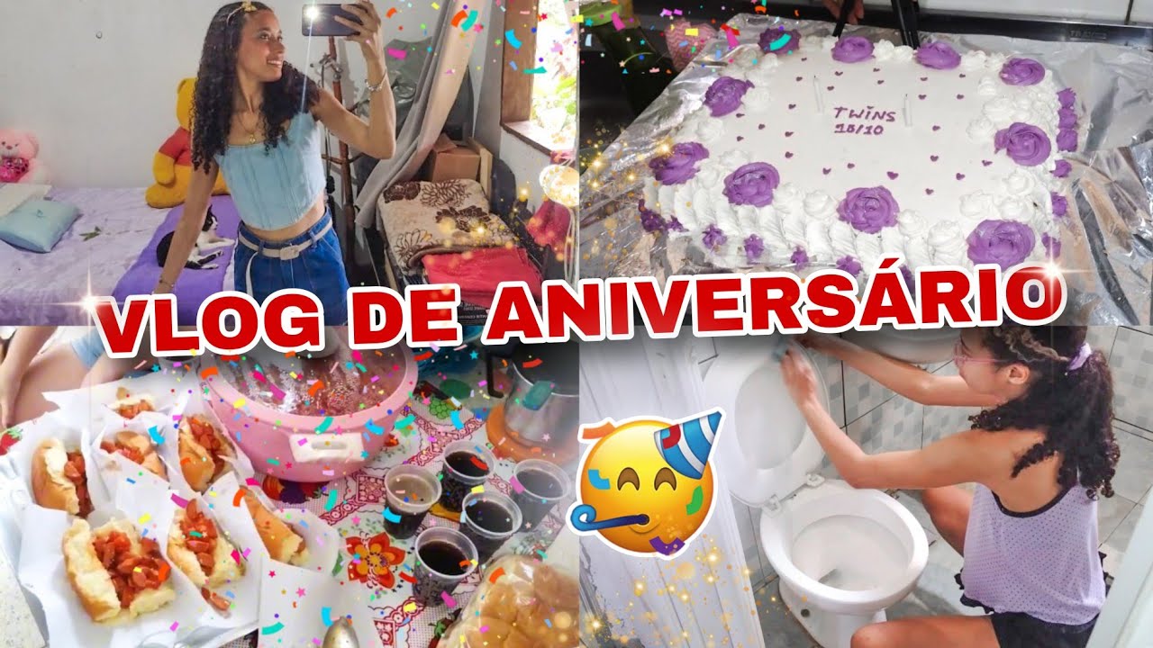 FAXINA NO BANHEIRO 🚽 🚿 | MOLHO DE CACHORRO QUENTE 🌭 | MEU ANIVERSÁRIO E DA MINHA IRMÃ GÊMEA 🎂🎉..