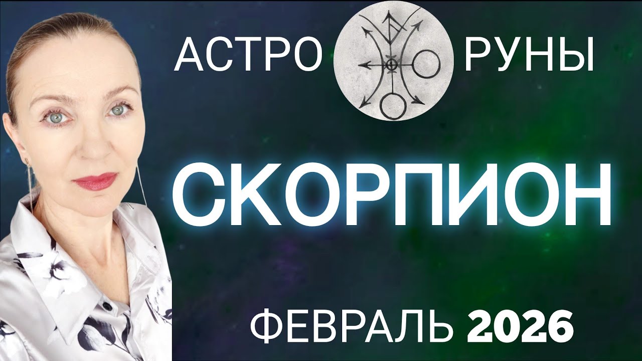 ♏ СКОРПИОН ФЕВРАЛЬ 2026 🧿 ПРОГНОЗ АСТРО-РУН 