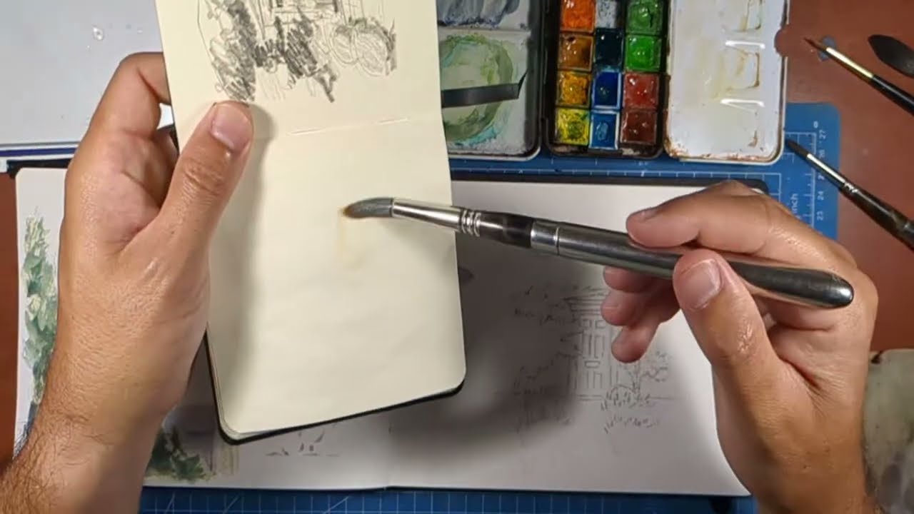 LIVE: Dipingo ad acquerello il diario di viaggio
