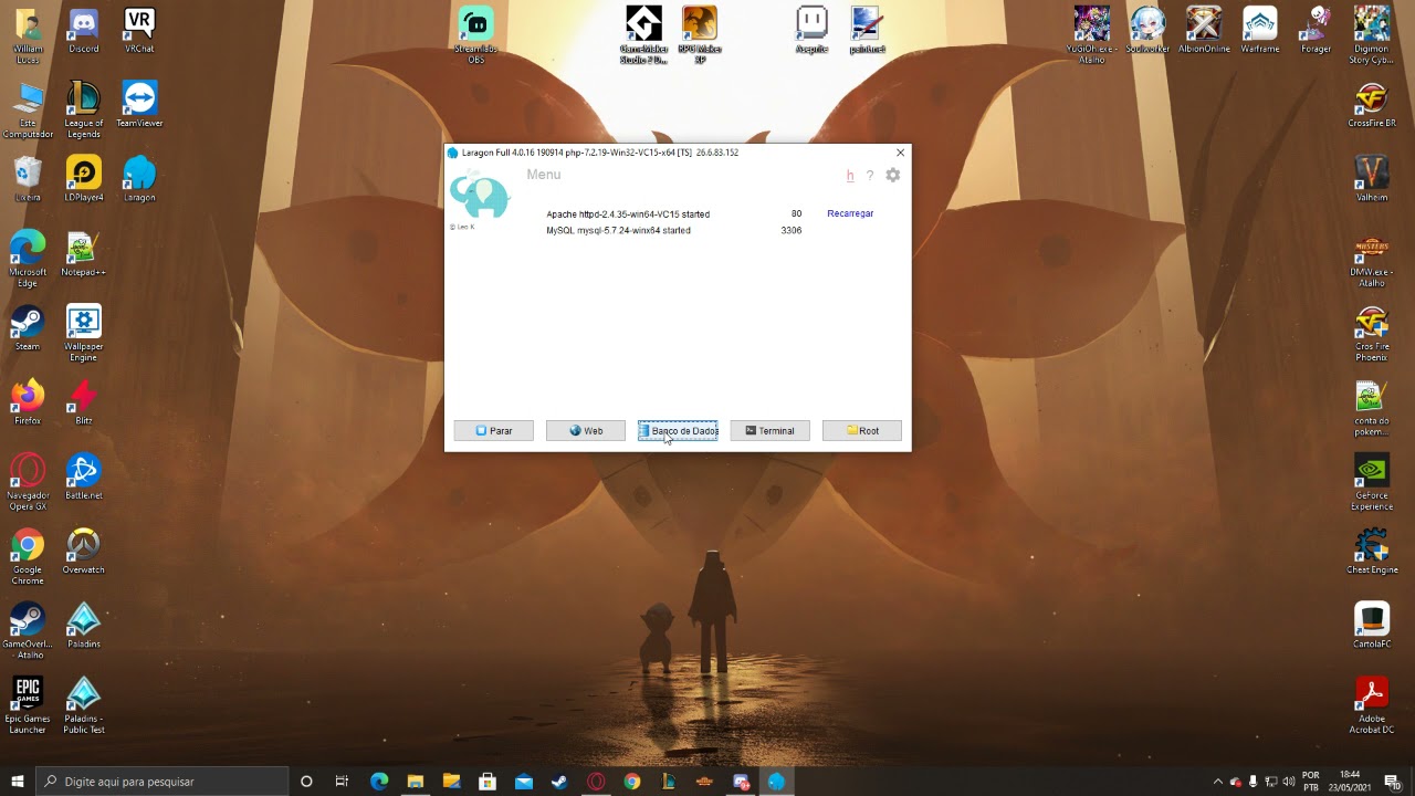 Tutorial de como Configurar o server