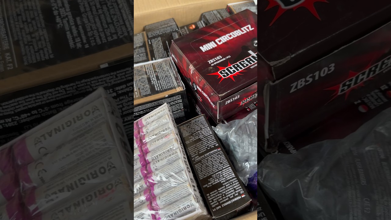 Hydra Polenb&ouml;ller Unboxing 2024 #silvester #polenb&ouml;ller #firecracker #2024 #hydra #b&ouml;ller #firework