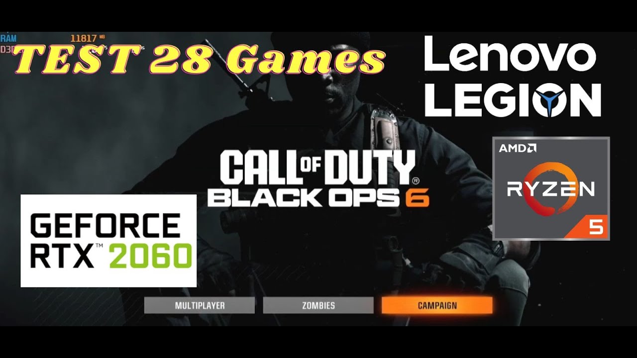 TEST 28 Games - Lenovo Legion 5 (Ryzen 5 4600H RTX 2060)