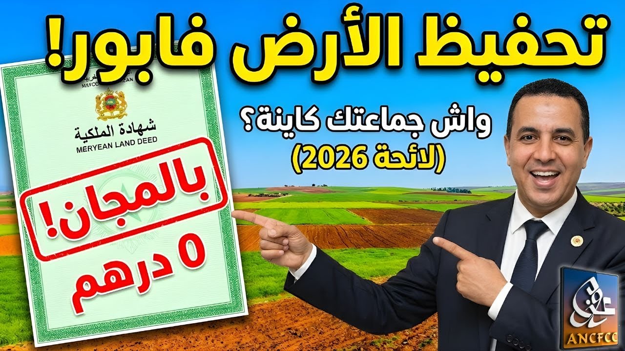 هذه هي الجماعات التي سيستفيد سكانها من حملة التحفيظ العقاري الجماعي المجاني للأراضي