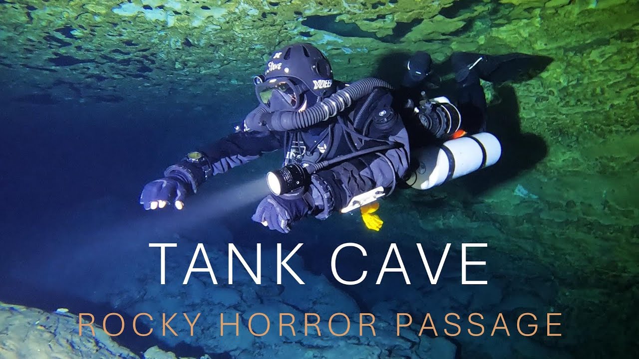 Mt Gambier Cave Diving - Tank Cave Rocky Horror Passage