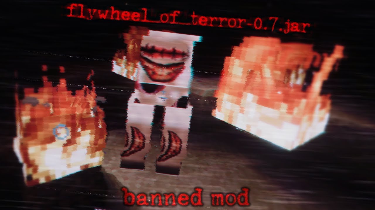 Minecraft - FlywheelOfTerror-0.7 - I Installed the Most Disturbing Horror Mod Ever - (NoCommentary)