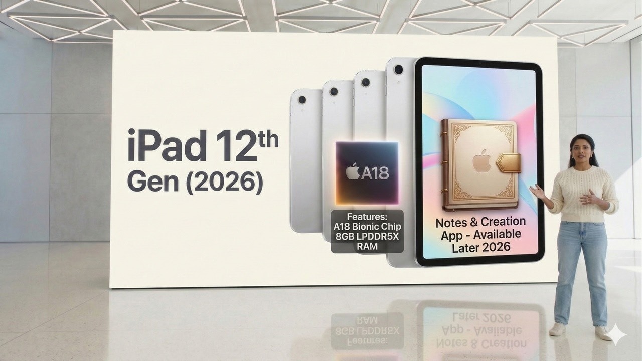 iPad 12th Gen (2026) is a GAME CHANGER: A18, 8GB RAM & Release Date!