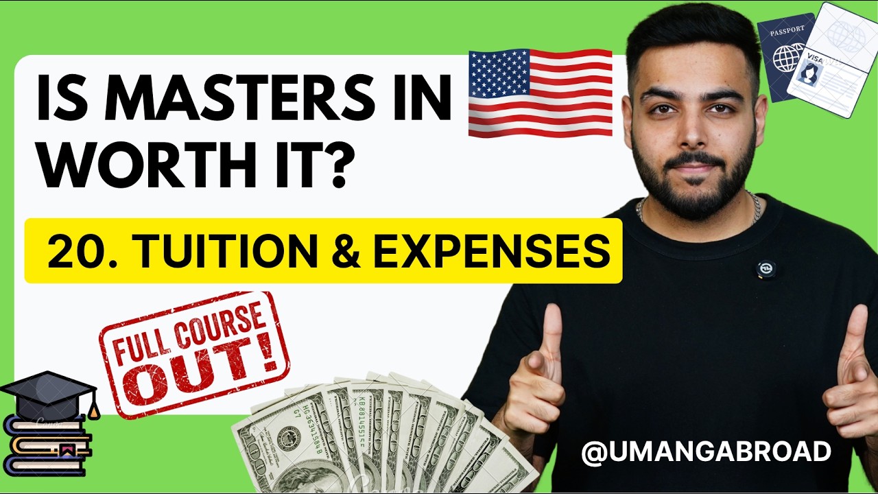 How Much Does a STEM Master&rsquo;s in USA REALLY Cost? (Tuition + Living Breakdown) 🇺🇸 #usa #masters