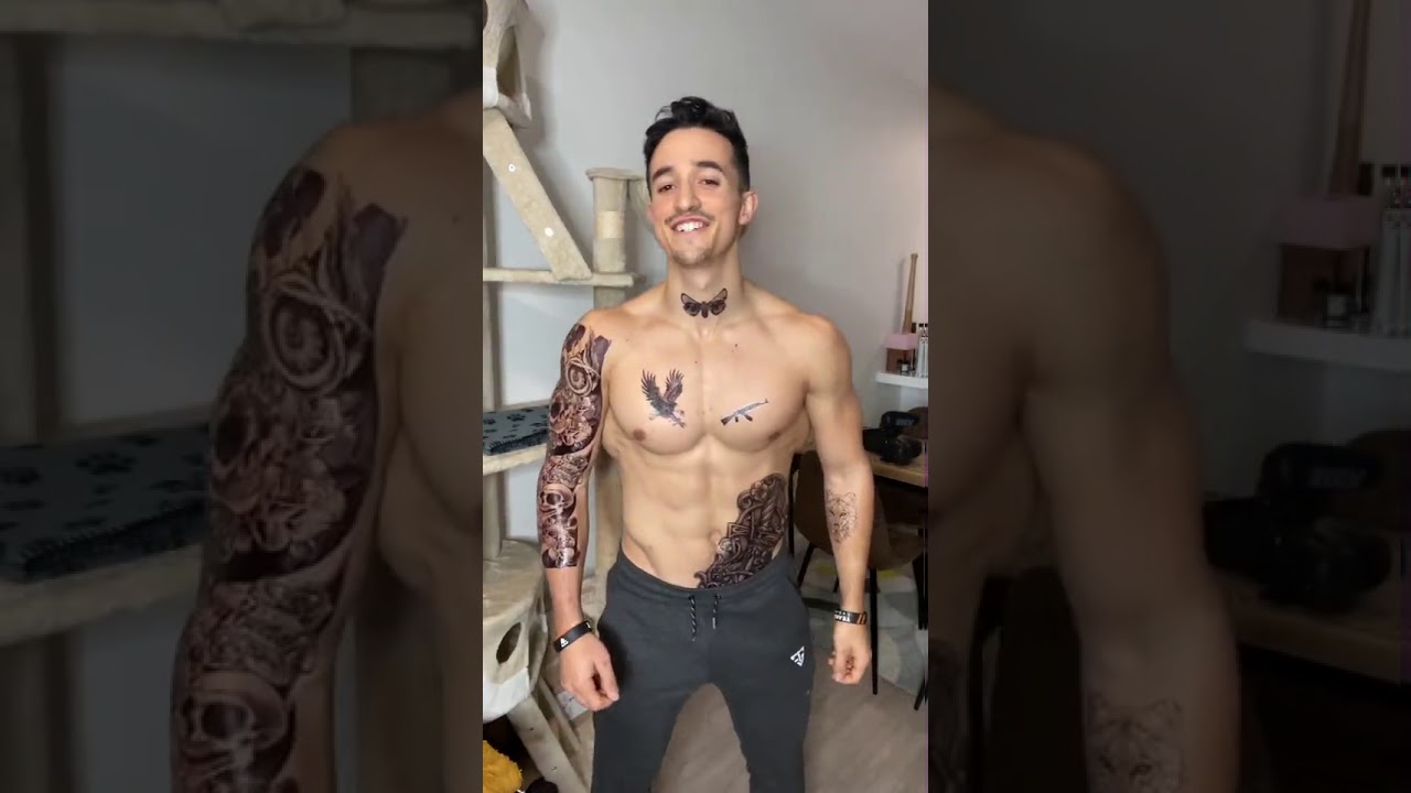 tibo inshape avec des tatouages! 😲😧