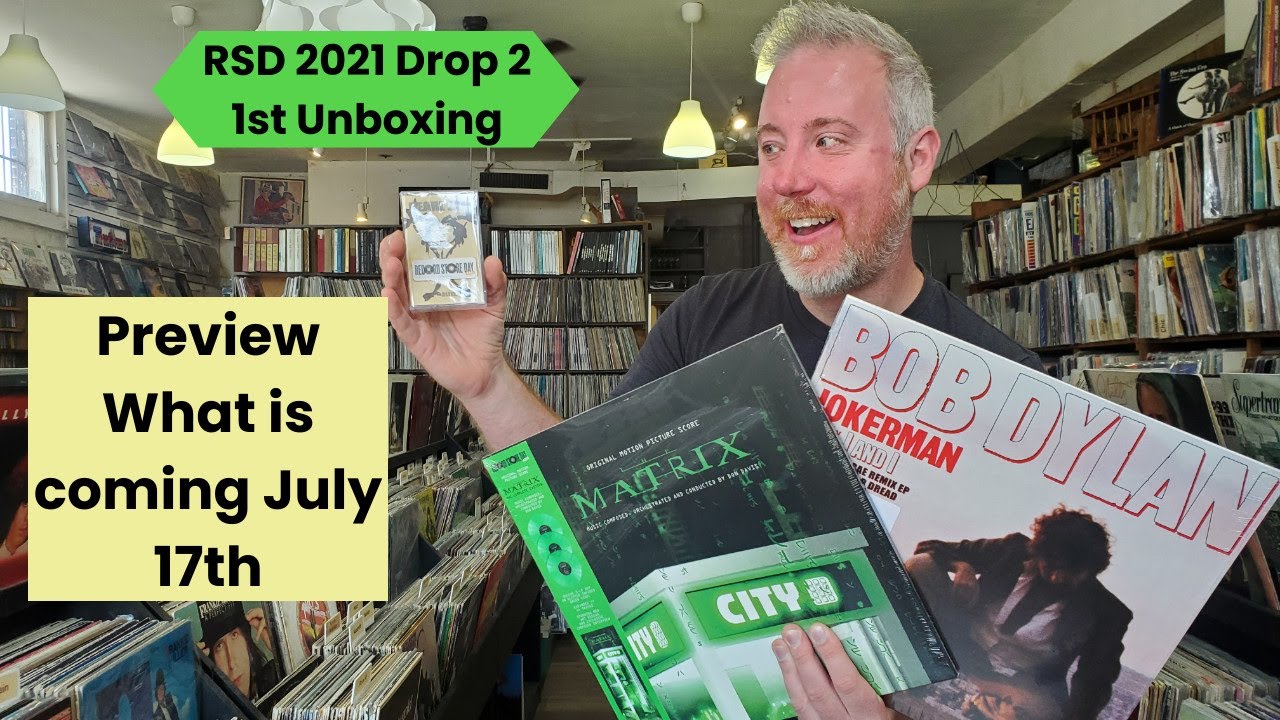 RSD 2021 Drop 2 1st Vinyl Record Unboxing. Preview RSD21 Drop 2, Limited Release Records. Sneak Peek