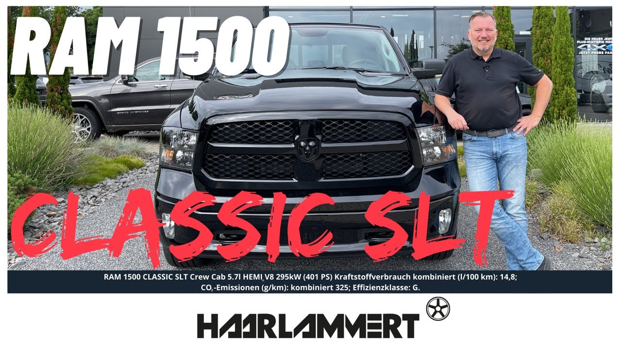 2021 RAM 1500 Classic SLT Crew Cab 4x4 - Black Edition