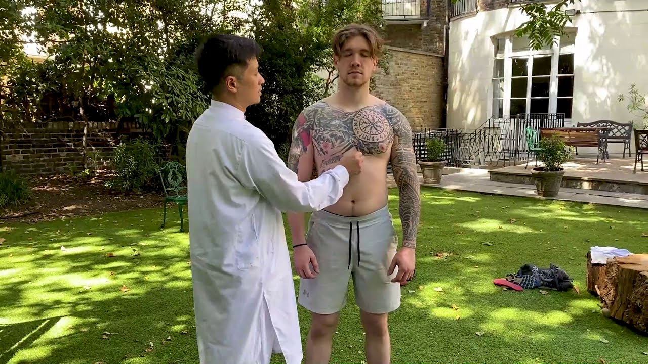 ASMR Outside Massage - VIKING WARRIOR MEETS URBAN MONK - Tao Chi Kai
