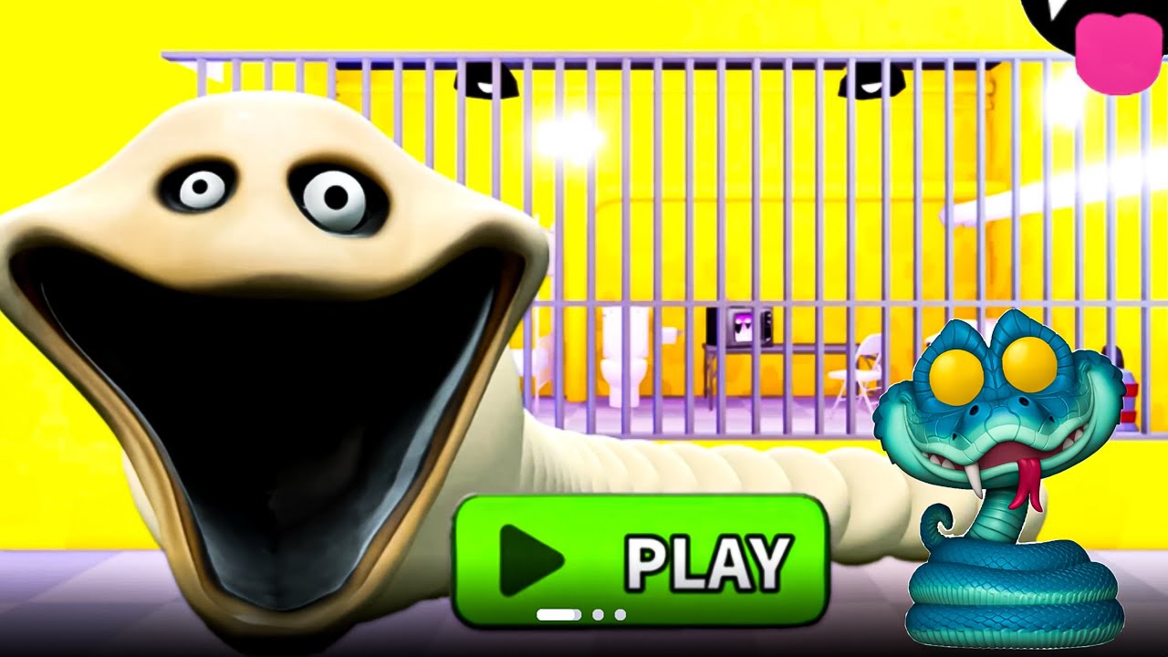 🐍HUNGRY WORM PRISON RUN! OBBY  NEW SCARY ROBLOX #roblox #scaryobby 