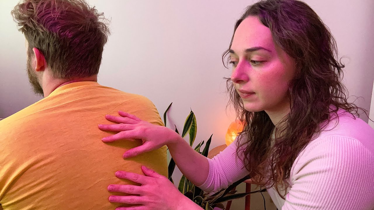 ASMR Slow Back Scratching & Tracing Massage | Soft Spoken for Deep Relaxation ✨ [Real Person ASMR]