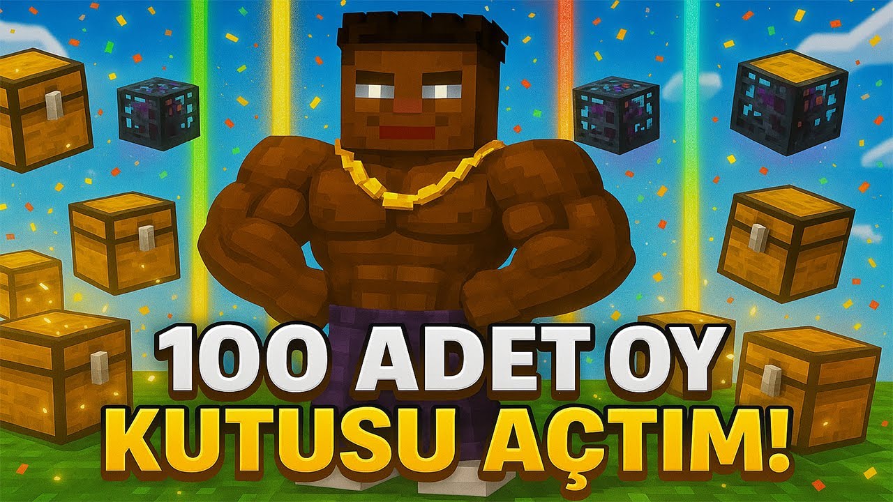 100 ADET OY KUTUSU AÇTIM! craftrise-skyblock