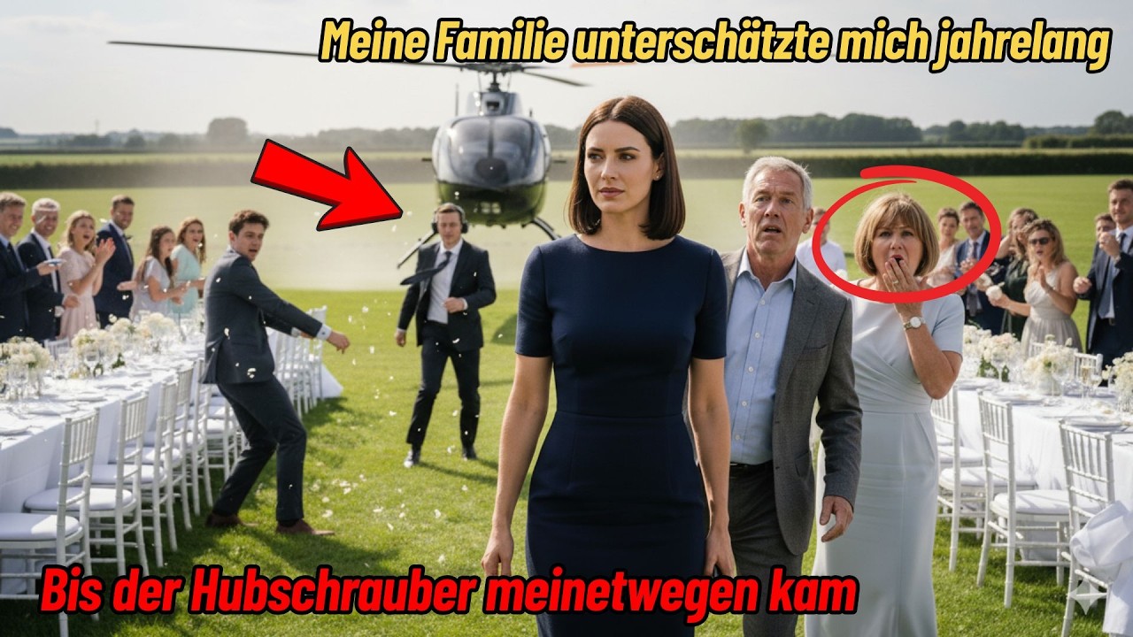 Meine Familie unterschätzte mich jahrelang – bis der Hubschrauber meinetwegen kam