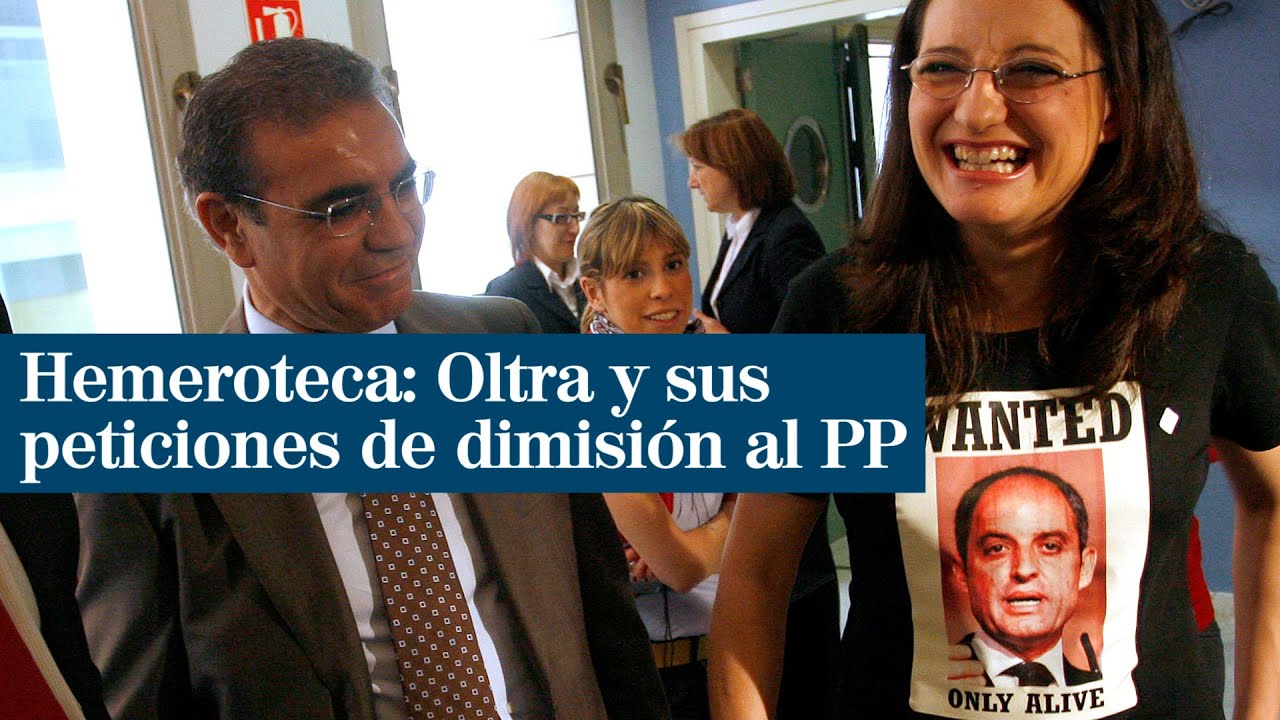 Hemeroteca: Mónica Oltra y sus múltiples ataques a miembros del PP por no dimitir al estar imputados