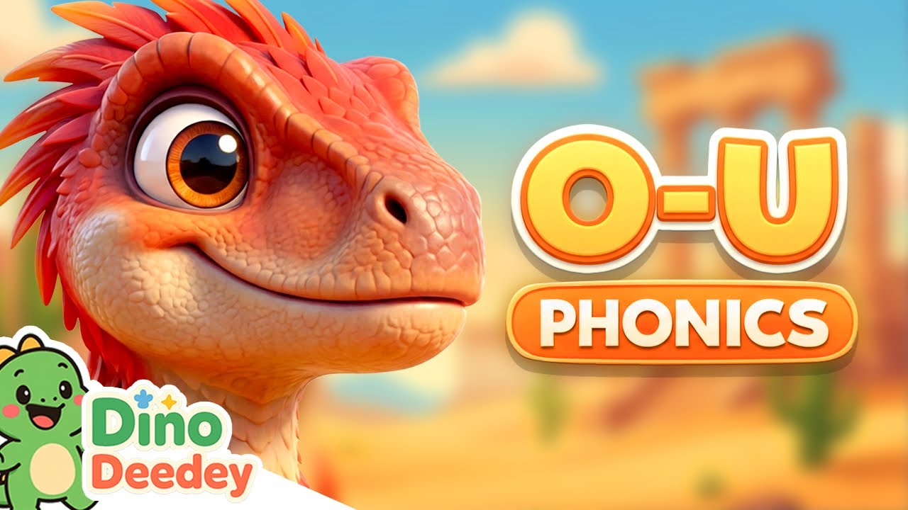 ABC Phonics O–U for Kids | Learn Letter Sounds with Dinosaurs 🦖