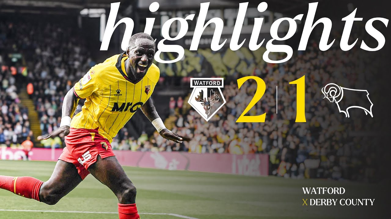 SISSOKO WINNER 🤩🇫🇷 | Watford 2-1 Derby County | Short Highlights