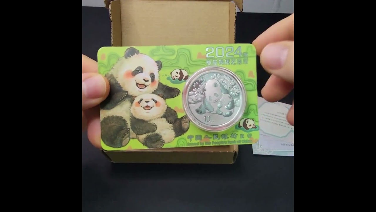 Unboxing Rare Chinese Silver Panda Coins with Bank of China Certificate Cards!
