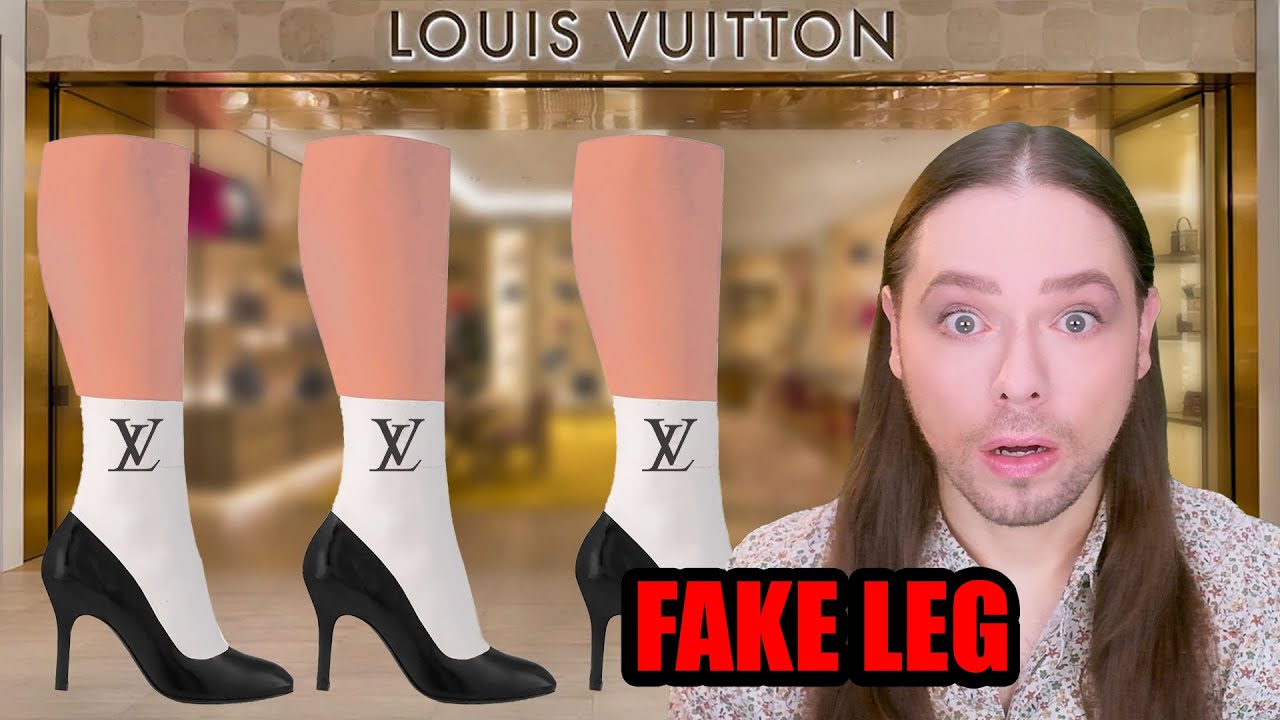 Louis Vuitton Now Selling Fake Legs! Would You Wear These Boots?!