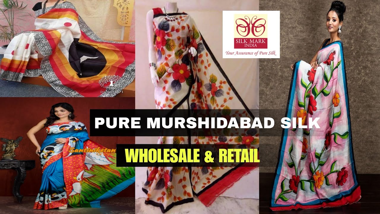 100% Pure Murshidabad Silk Saree With Silk Mark || Arijit Singh Home || Adi Modak Bazaar Murshidabad