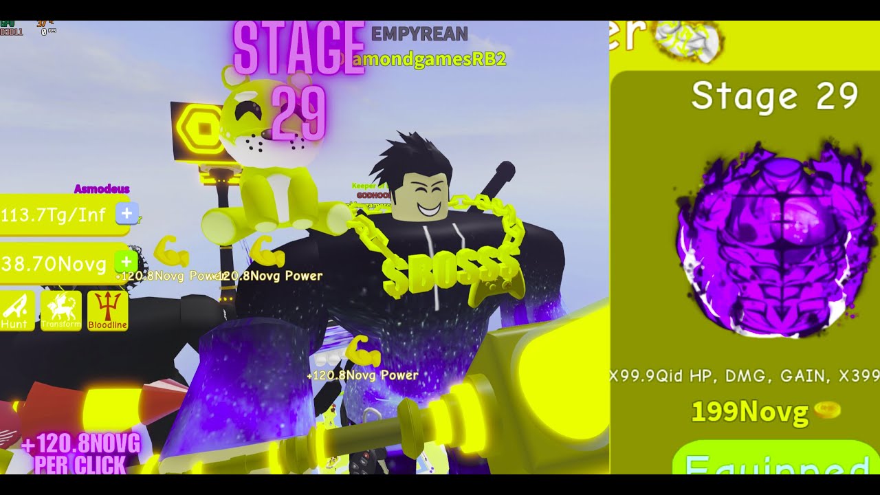 Stage 29 in Roblox Lifting Simulator