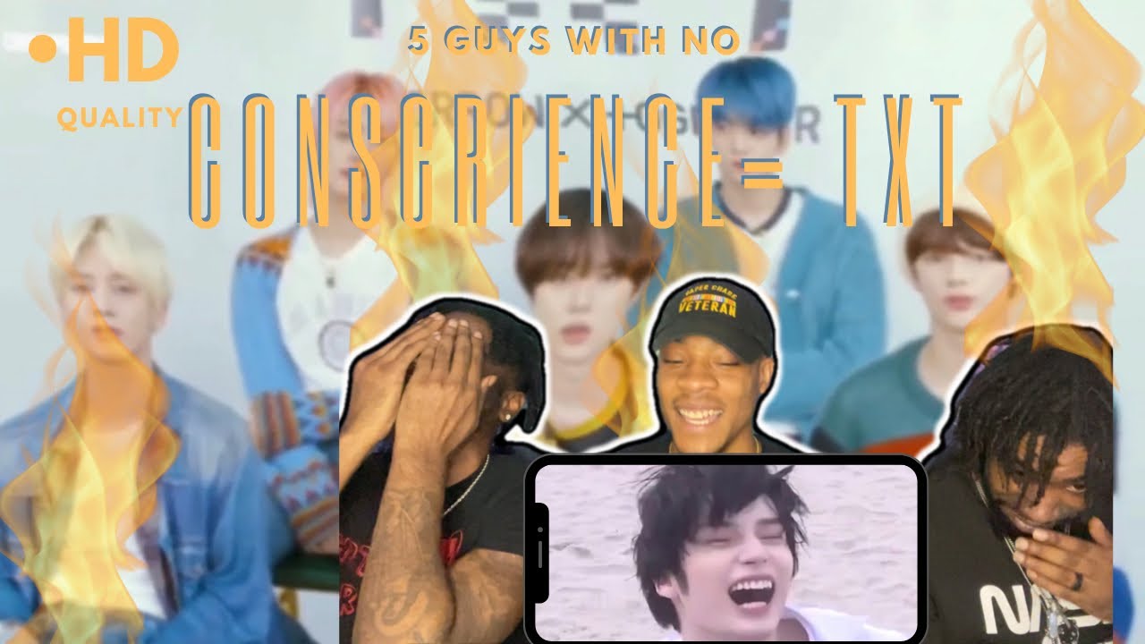 5 guys with no conscience = txt reaction!!!