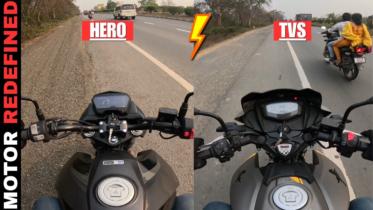 2026 Hero Xtreme 160R 2V Vs TVS Apache RTR 160 2V Ride Comparison | Xtreme 160R 2V Winner??