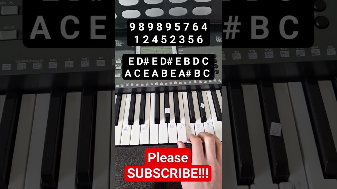 How to play F&uuml;r Elise by Beethoven on piano!!! #piano #pianomusic #pianolessons #music